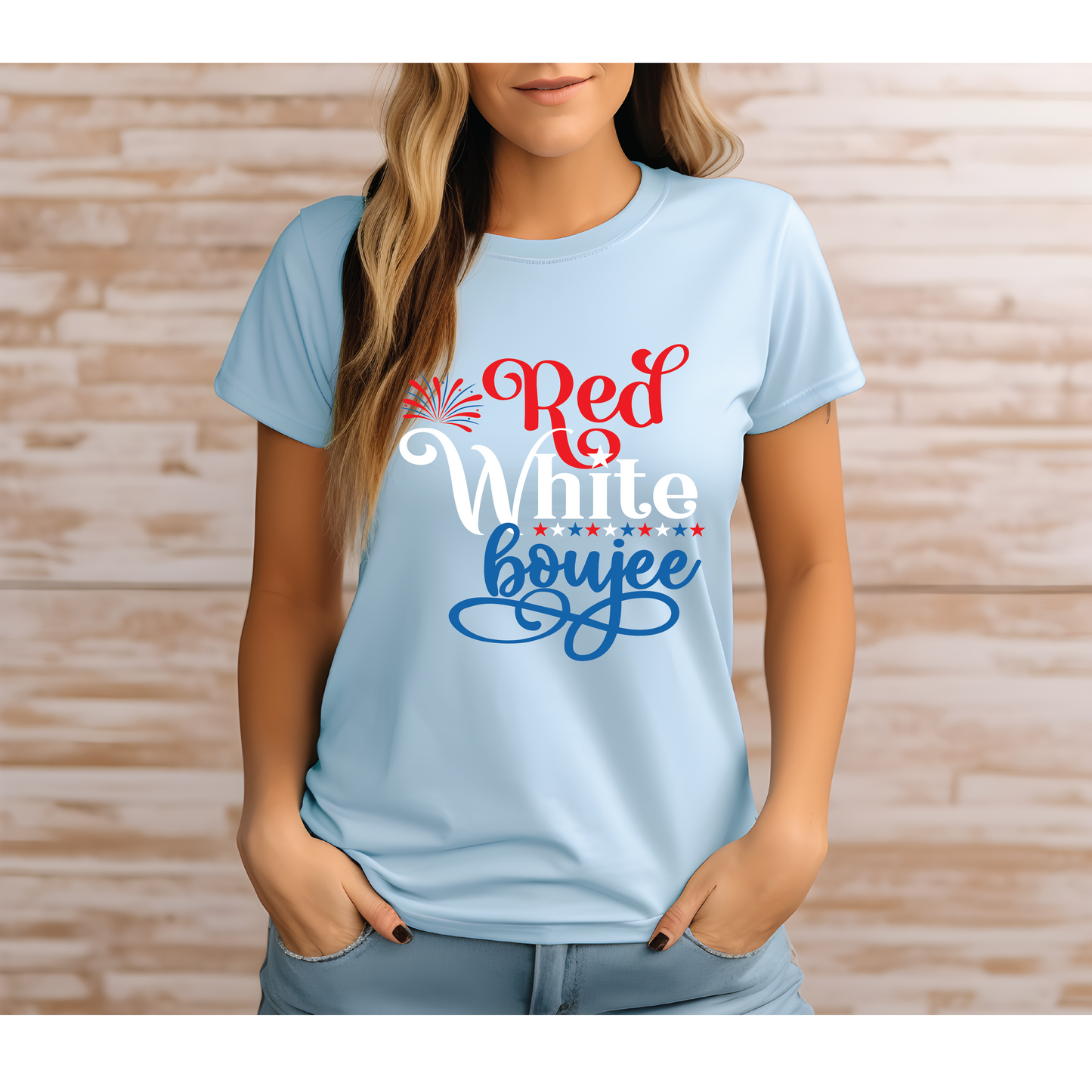 Red White & Boujee Tee
