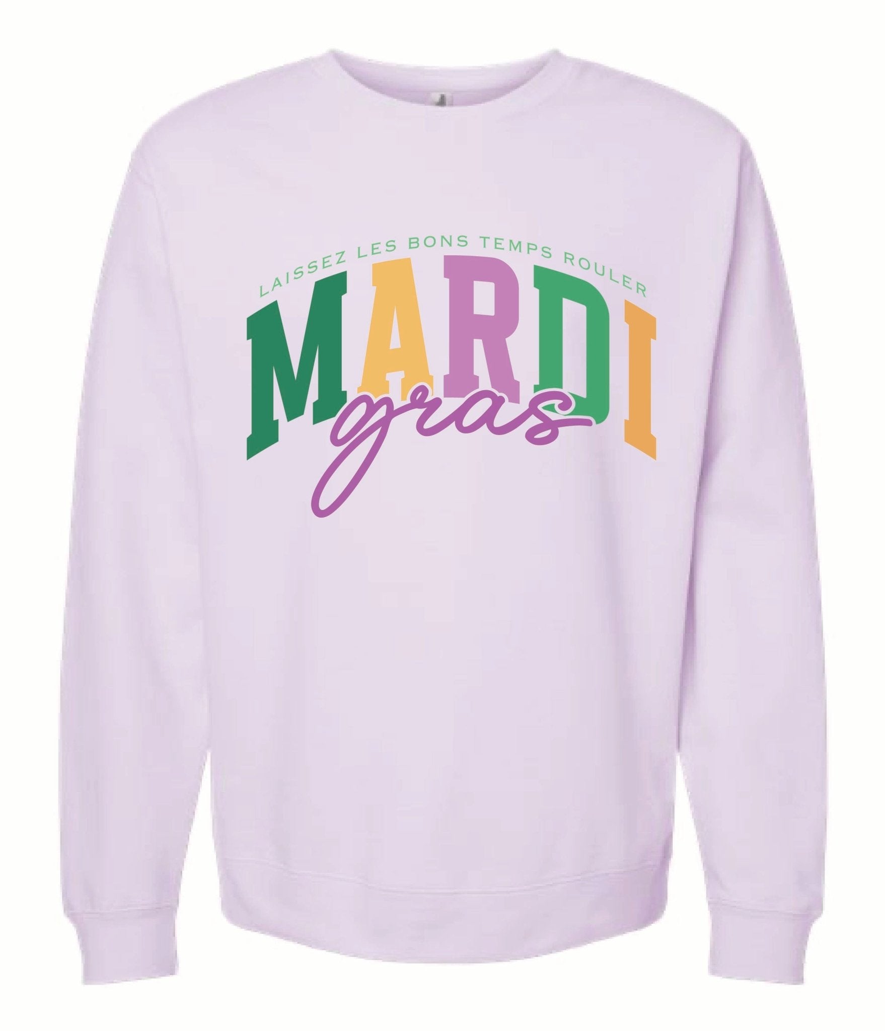 New MARDI Gras Sweatshirts - (2-Colors) - Grit & Grace Designs