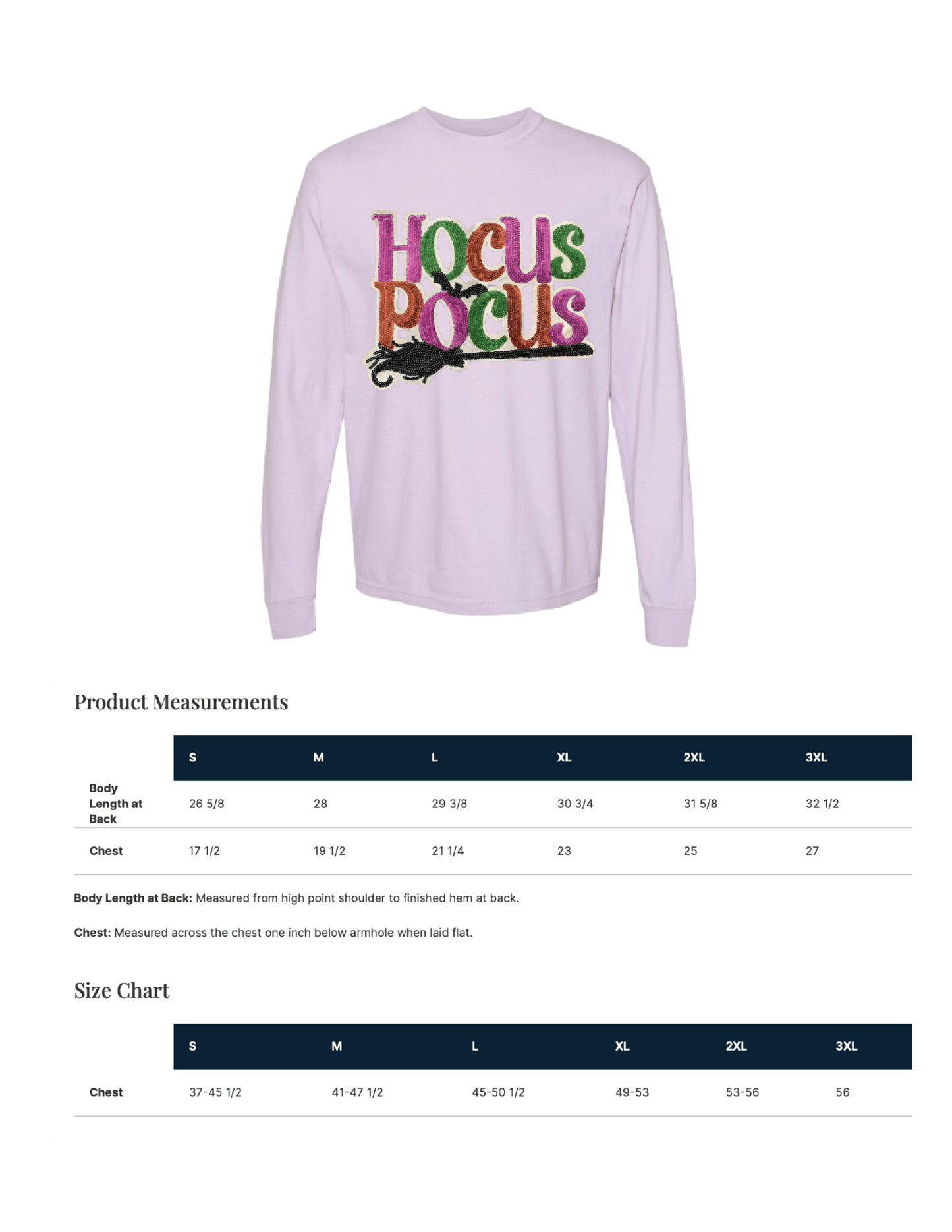 Sequin Hocus Pocus Long Sleeve Tee - Grit & Grace Designs