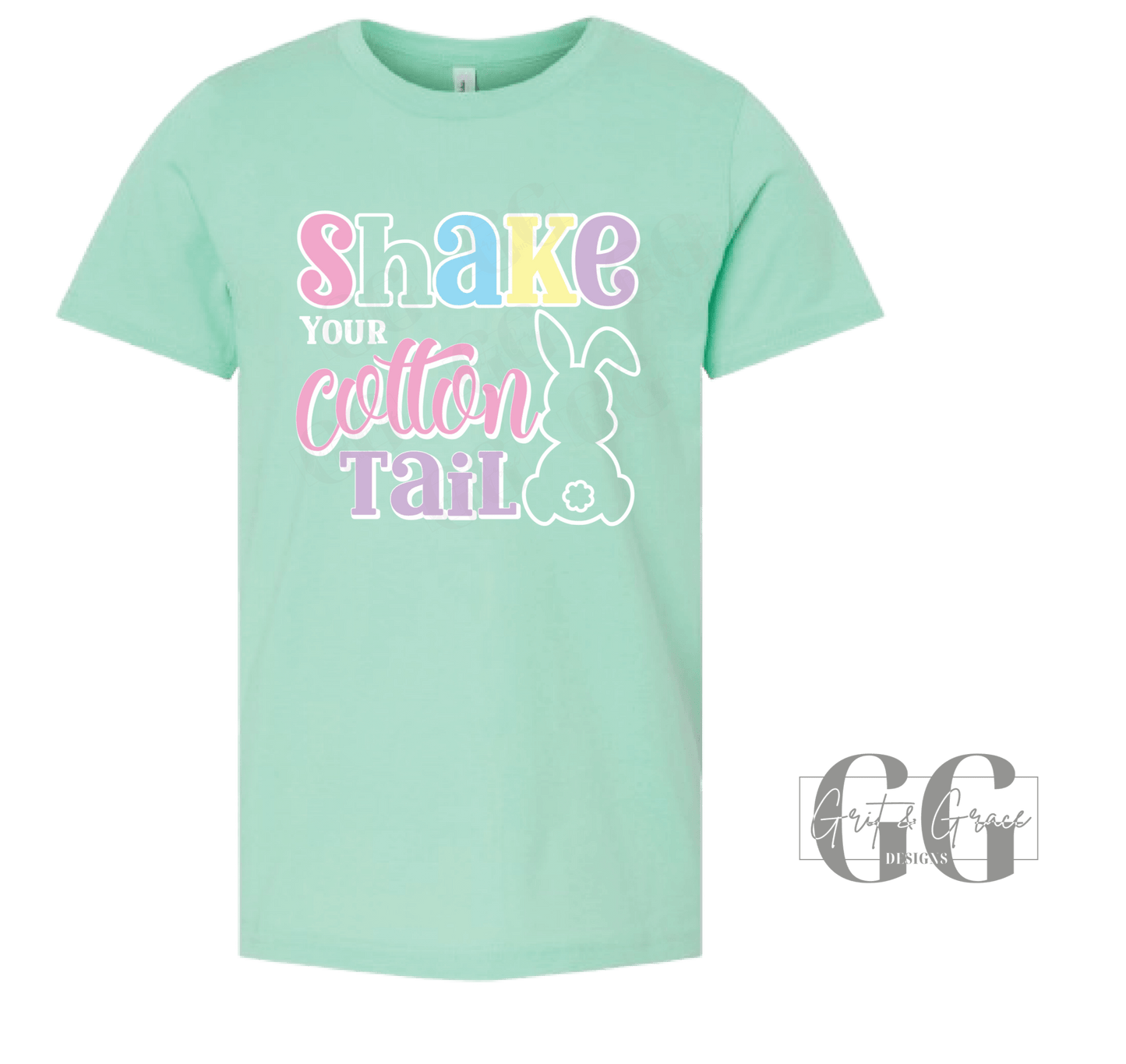 Shake Your Cotton Tail - Softstyle Short Sleeve Tee - Grit & Grace Designs