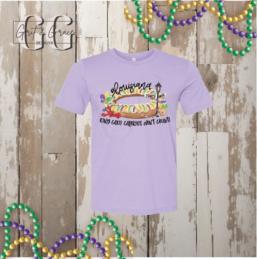 King Cake T-Shirt - Bella Canvas - Grit & Grace Designs