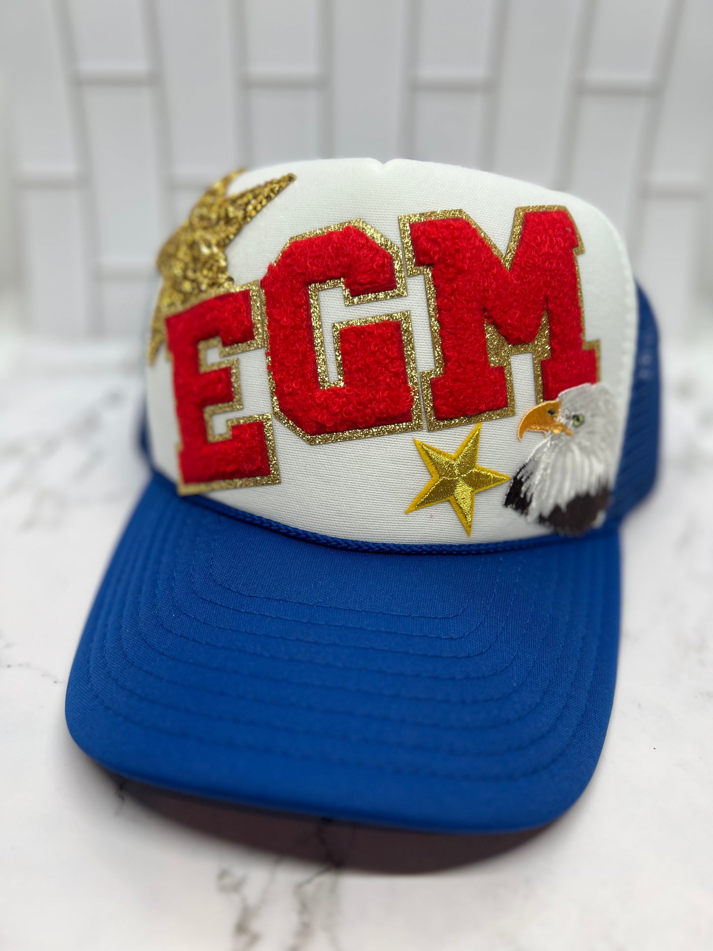 EGM Royal Blue Trucker Hats