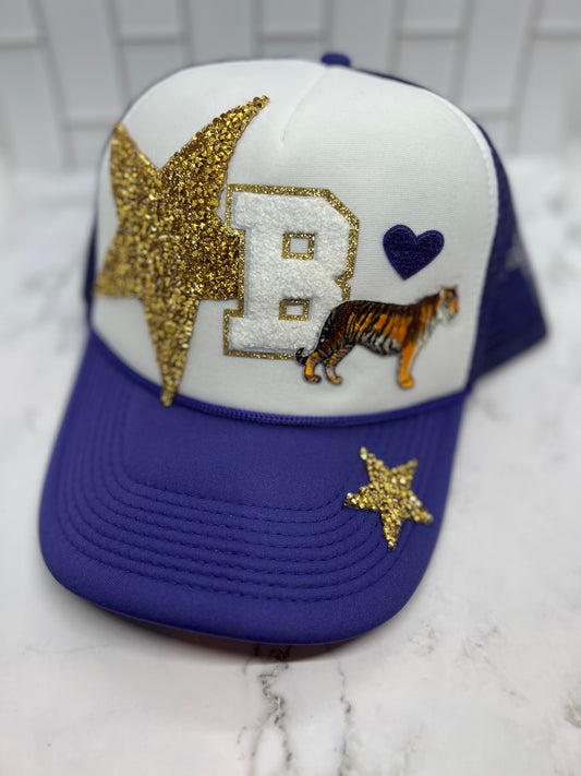 Benton Tiger Trucker Hats