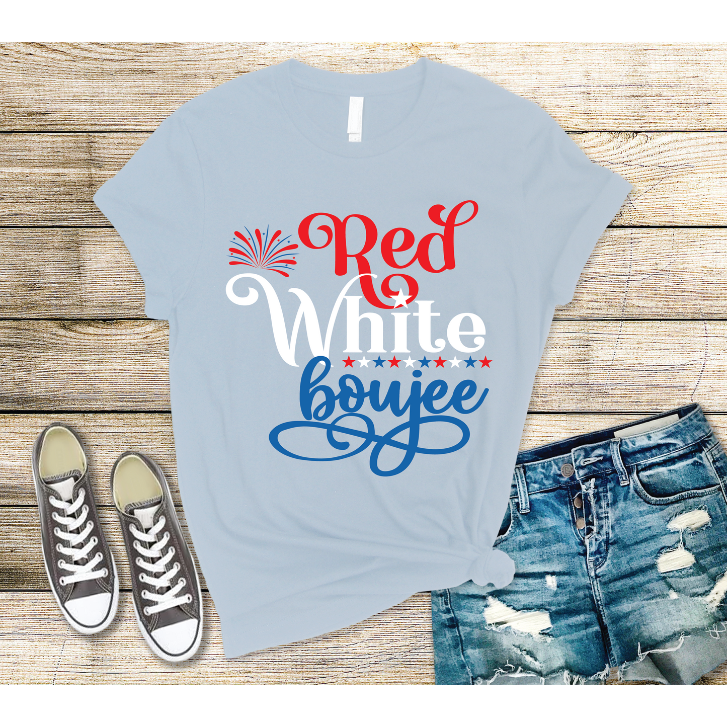 Red White & Boujee Tee