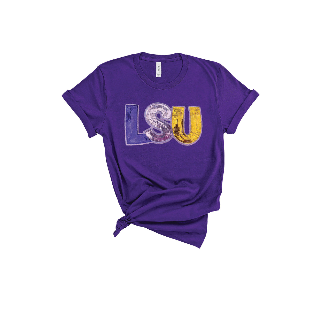 Sequin LSU Tee