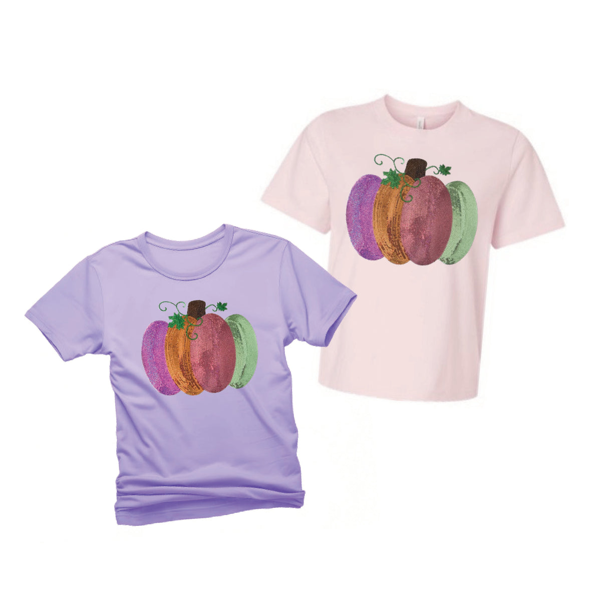 Sequin Pumpkin Tee