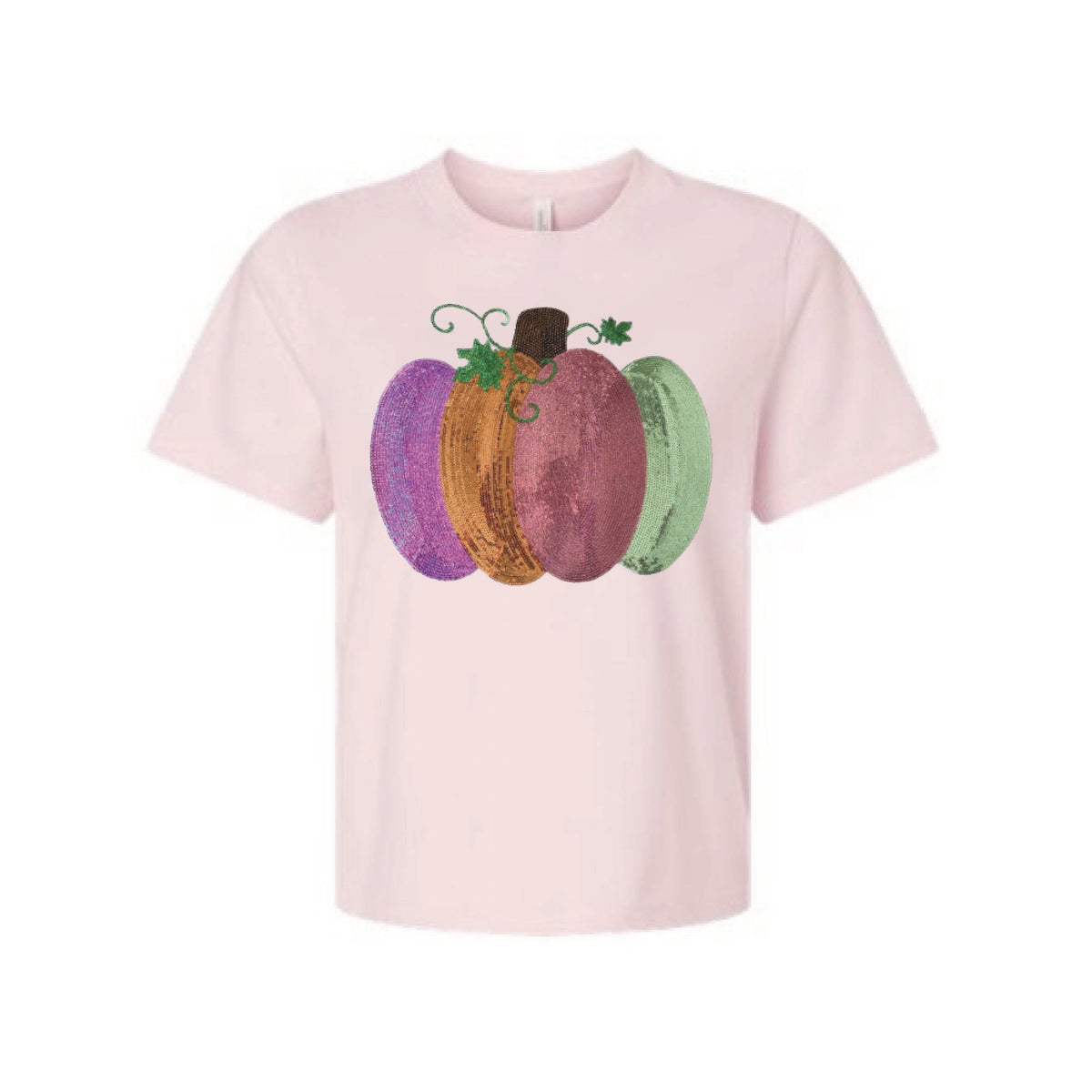 Sequin Pumpkin Tee