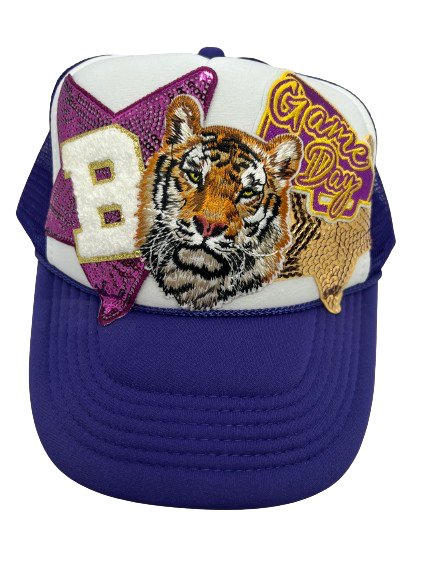 Benton Tiger Trucker Hats - Grit & Grace Designs