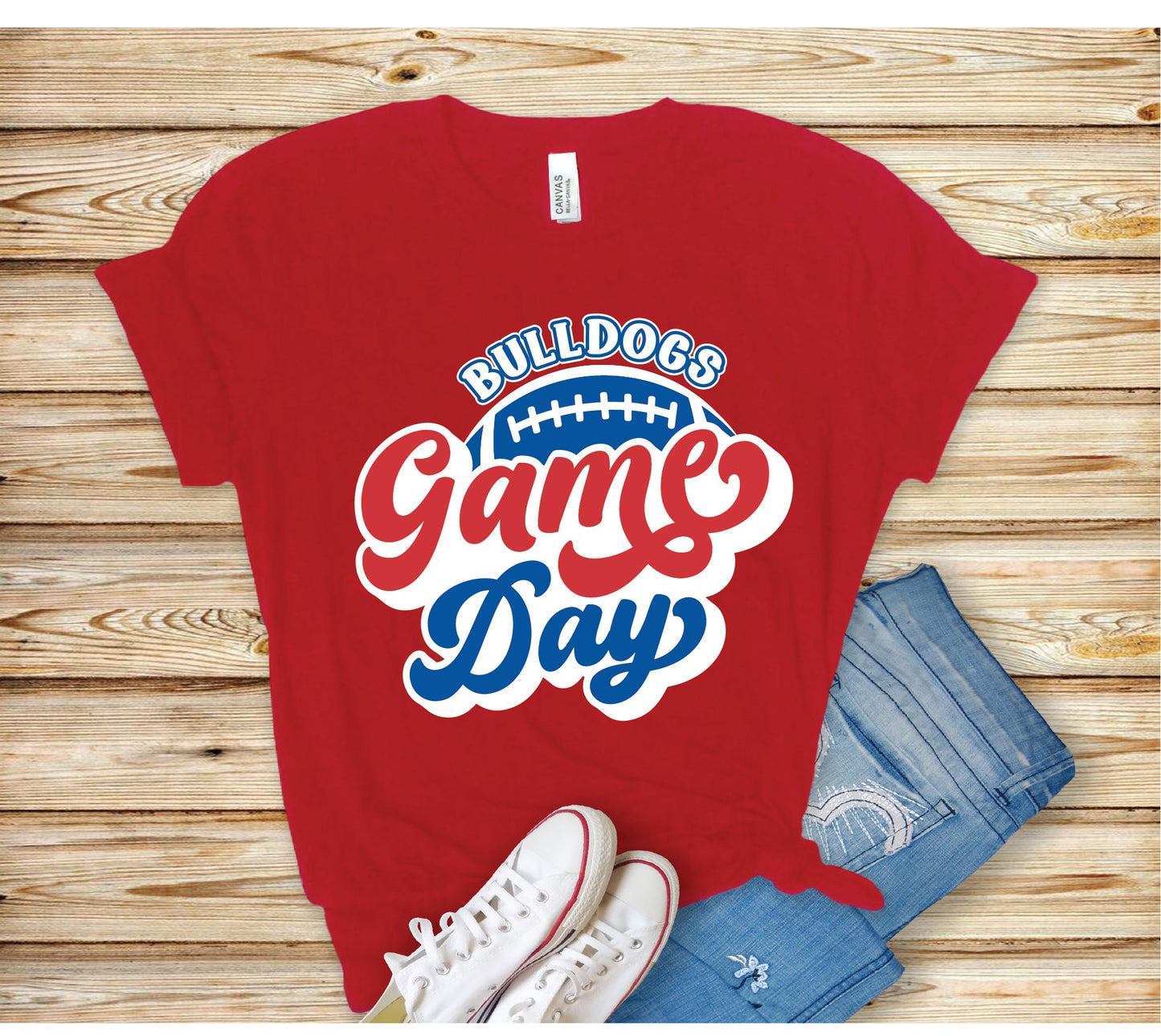 Bulldog Game Day Tee (2 - Colors) - Grit & Grace Designs