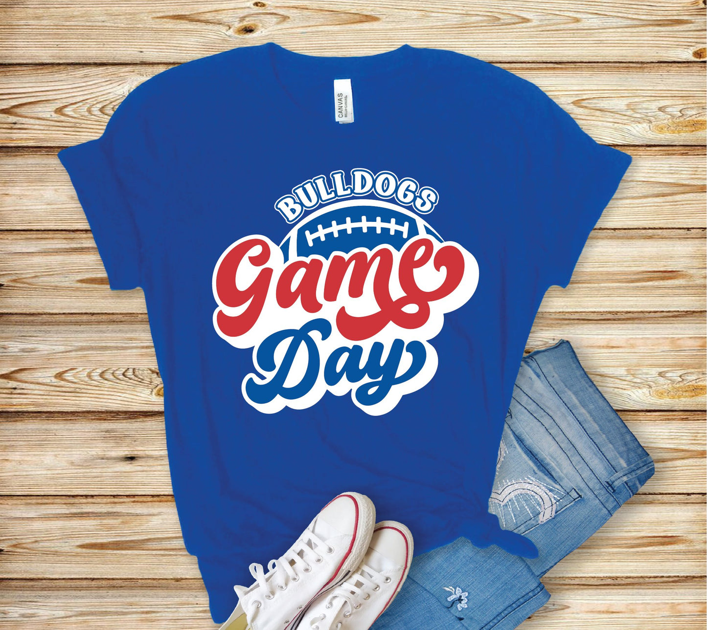 Bulldog Game Day Tee (2 - Colors) - Grit & Grace Designs