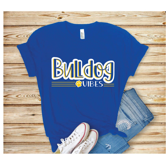 Bulldog Vibes Tee (2 - Colors) - Grit & Grace Designs