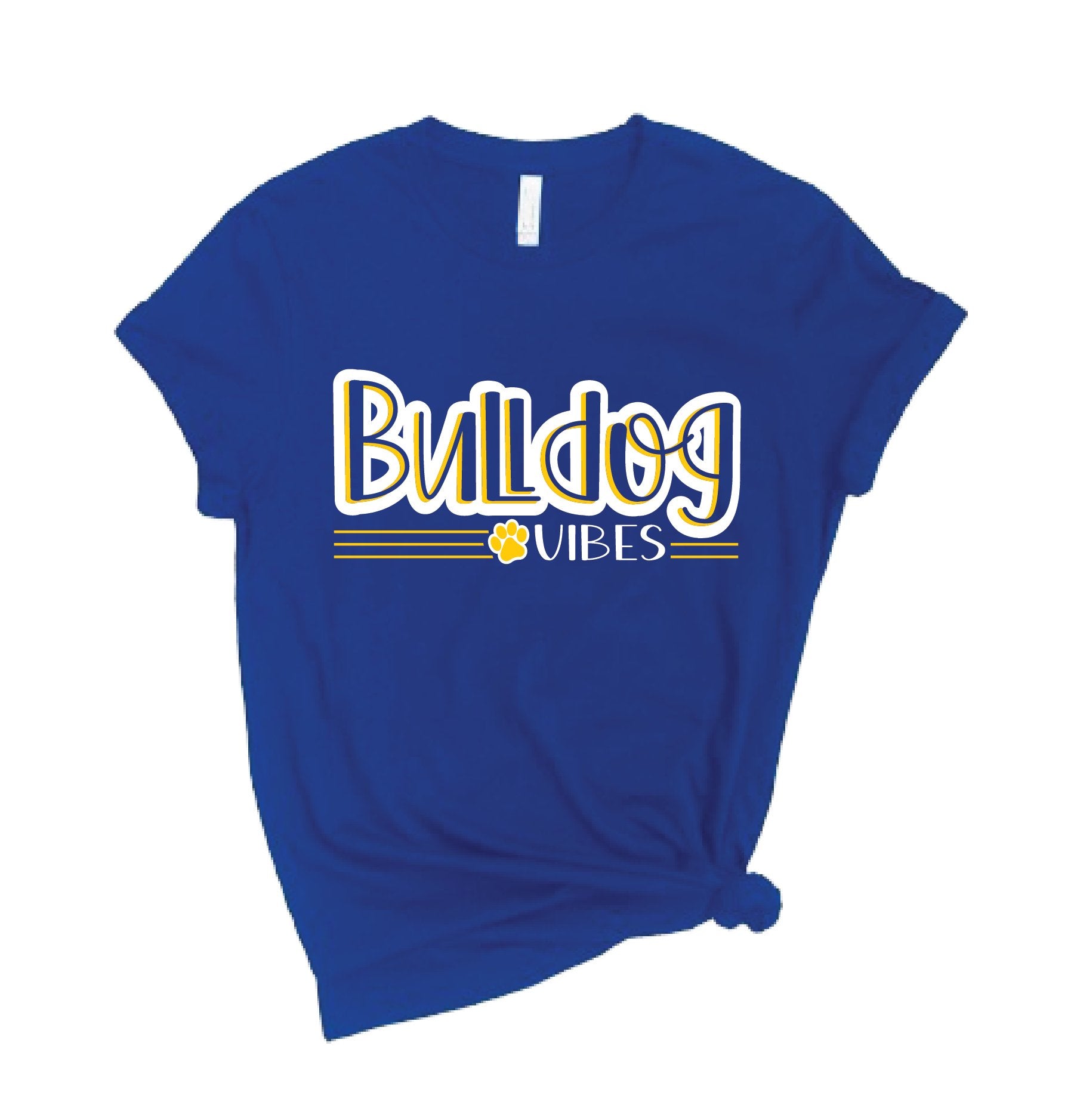 Bulldog Vibes Tee (2 - Colors) - Grit & Grace Designs