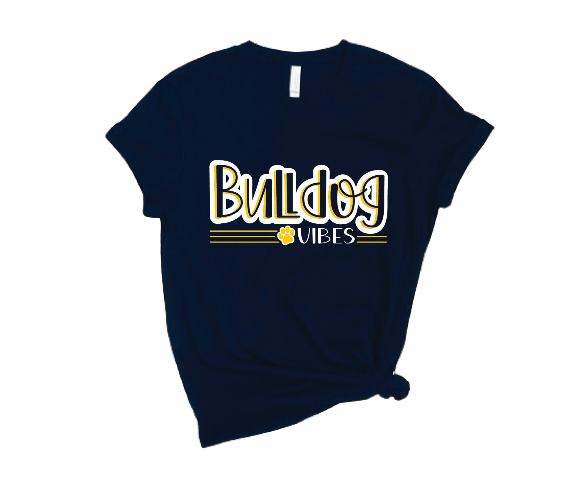 Bulldog Vibes Tee (2 - Colors) - Grit & Grace Designs