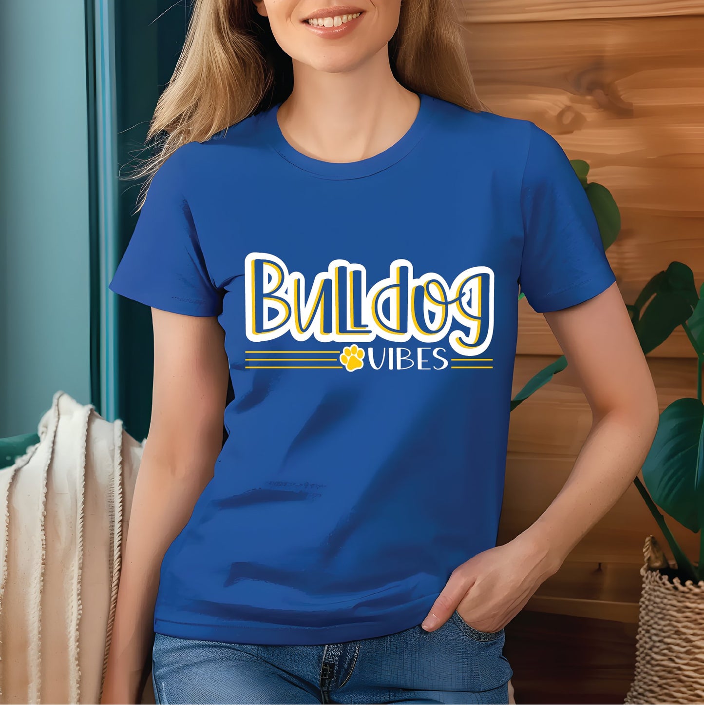 Bulldog Vibes Tee (2 - Colors) - Grit & Grace Designs