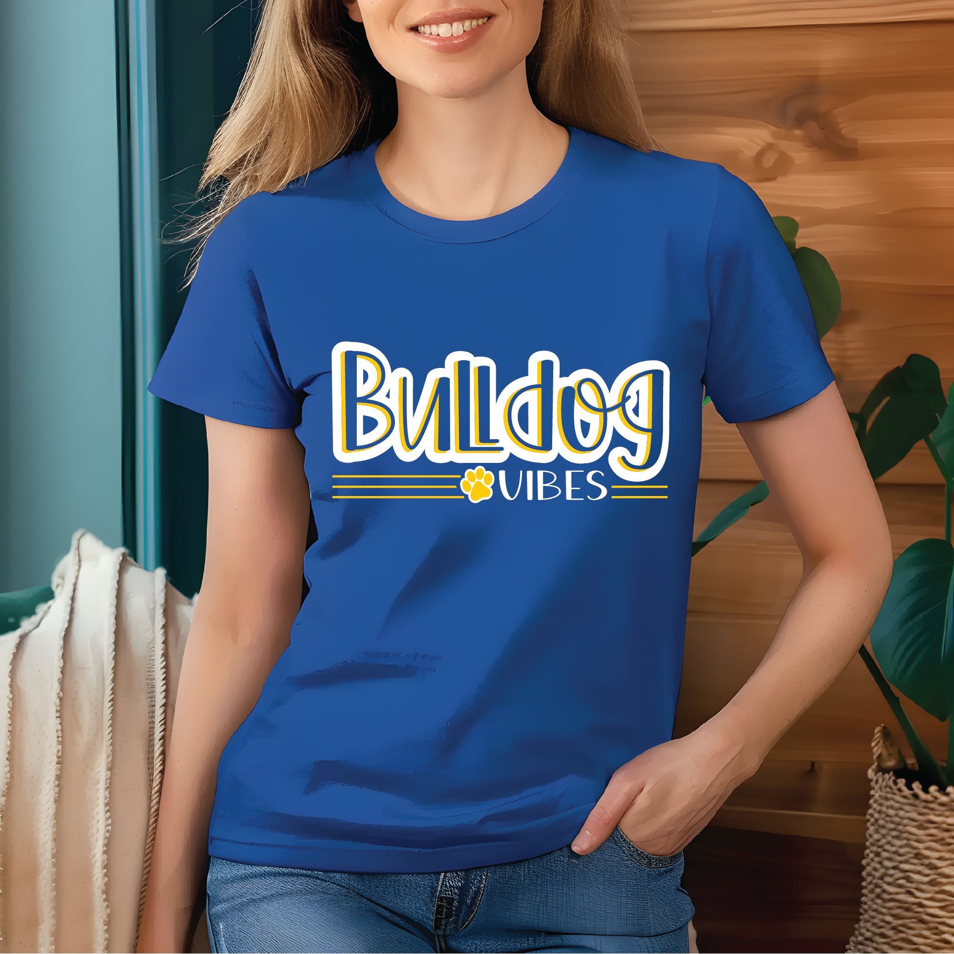 Bulldog Vibes Tee (2 - Colors) - Grit & Grace Designs