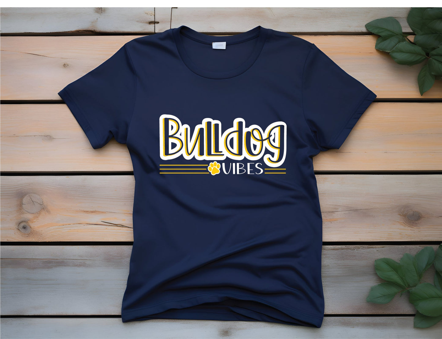 Bulldog Vibes Tee (2 - Colors) - Grit & Grace Designs