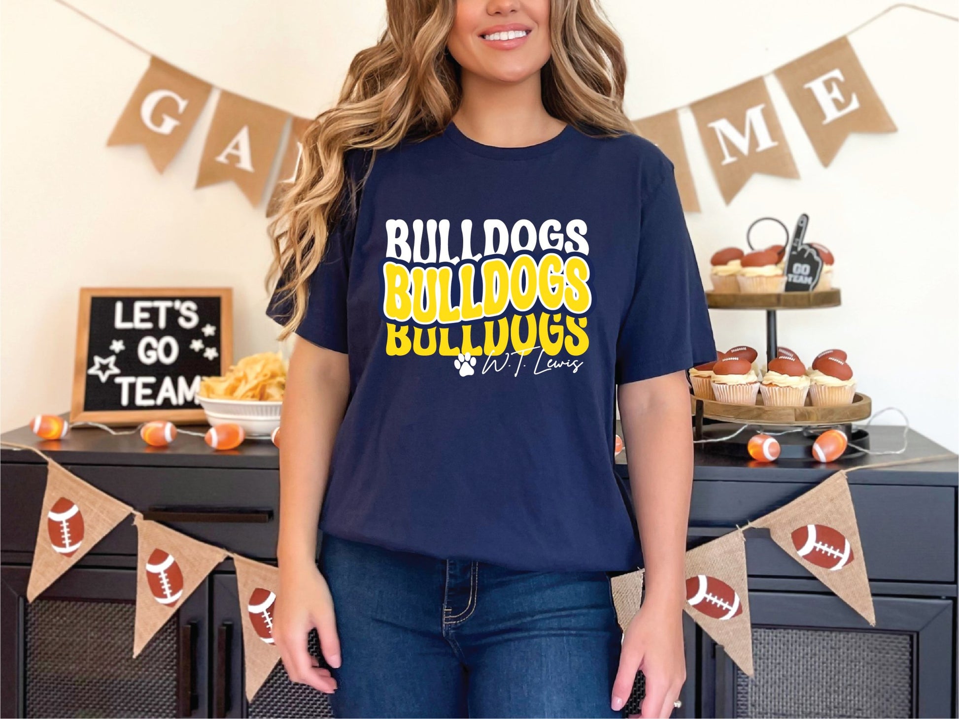 Bulldogs WT Lewis Tee - Grit & Grace Designs