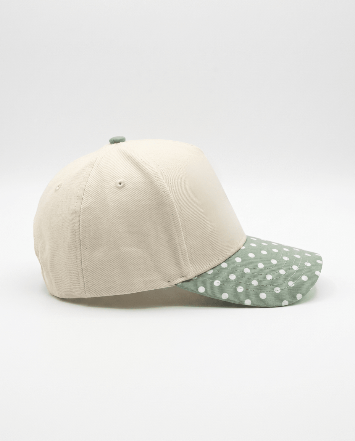 Canvas Hat - Specialty Bill Prints Polka Dots | Vintage Trucker Cap - Grit & Grace Designs