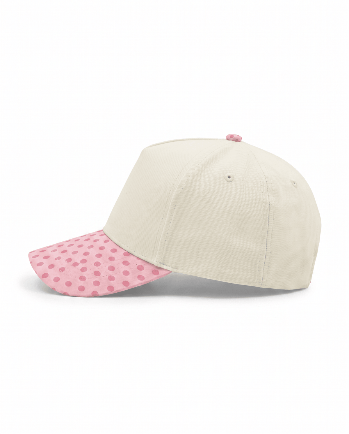 Canvas Hat - Specialty Bill Prints Polka Dots | Vintage Trucker Cap - Grit & Grace Designs
