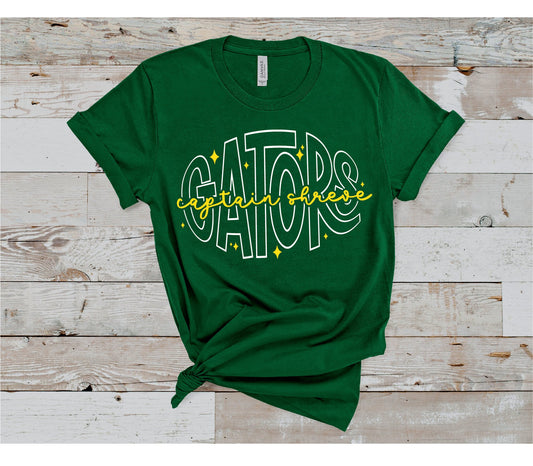 Captain Shreve Gators Tee - Grit & Grace Designs