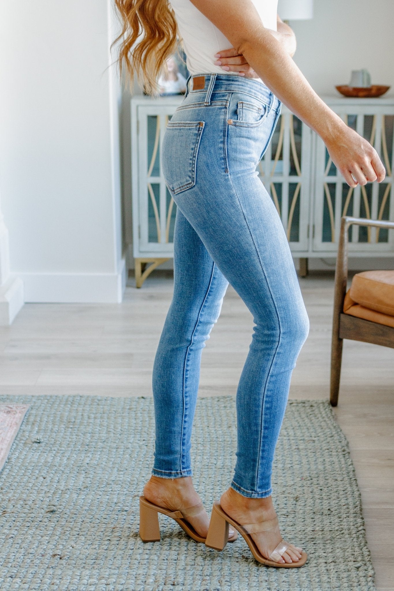 Catherine Mid Rise Vintage Skinny Jeans - Grit & Grace Designs