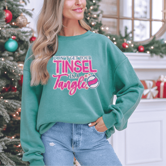 Don't get your Tinsel in a Tangle Sweatshirts - Grit & Grace Designs