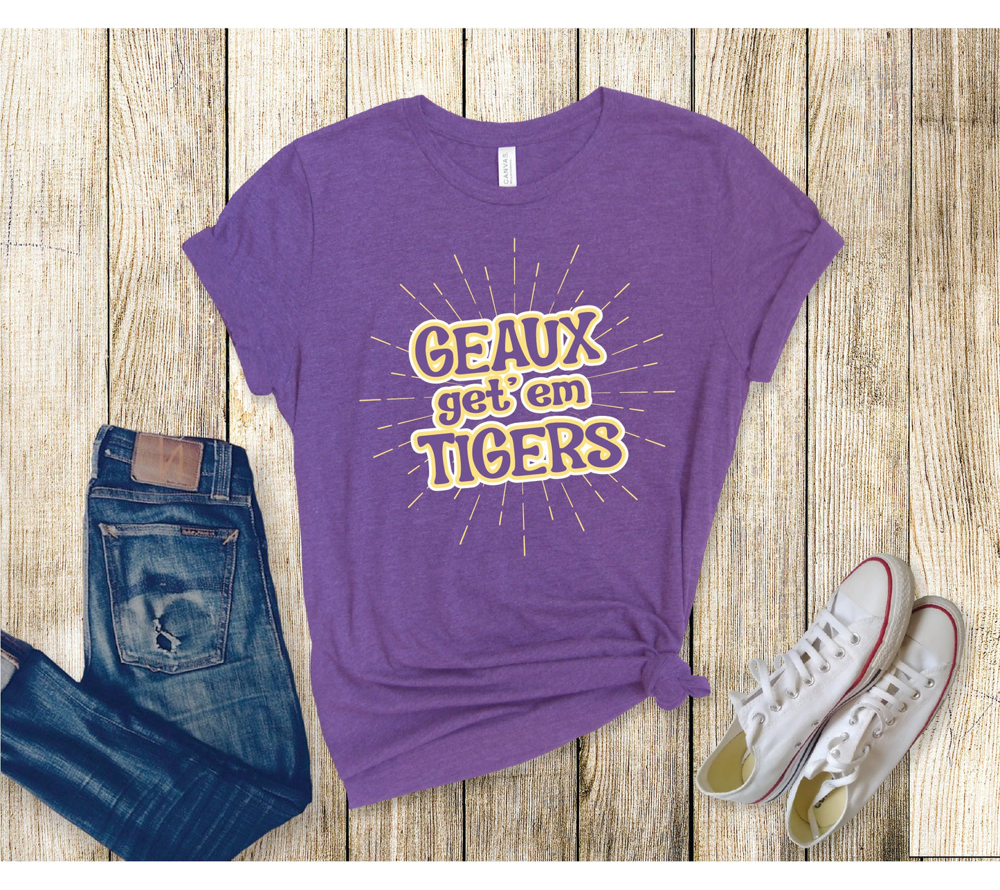 Get 'Em Tigers Tee - Grit & Grace Designs