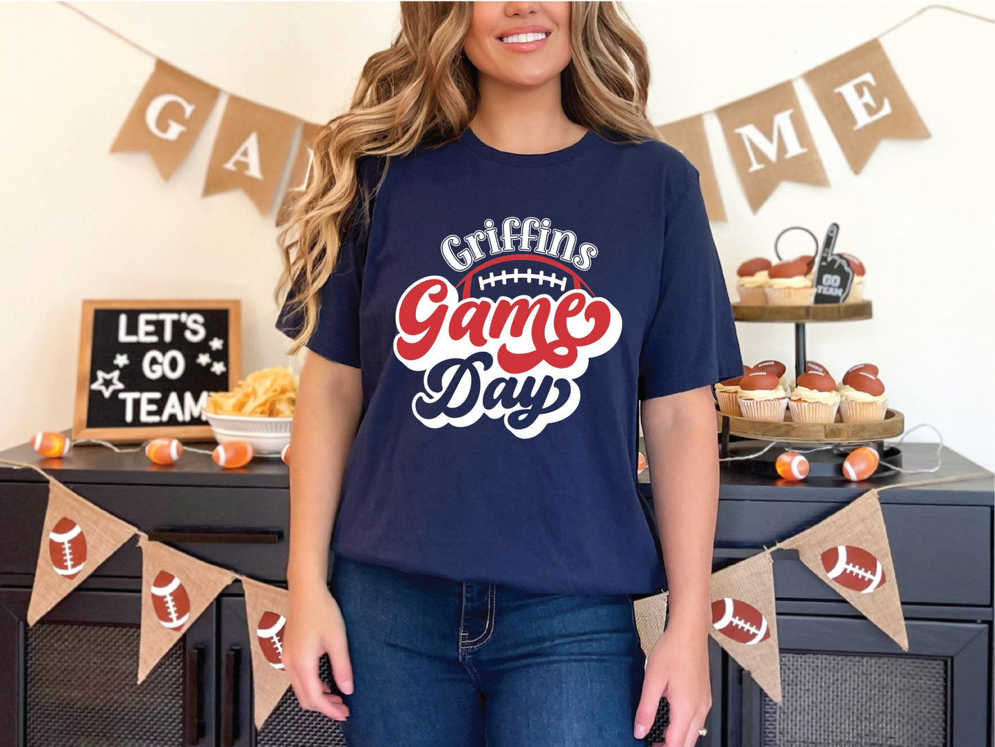 Griffin Game Day Tee - Grit & Grace Designs