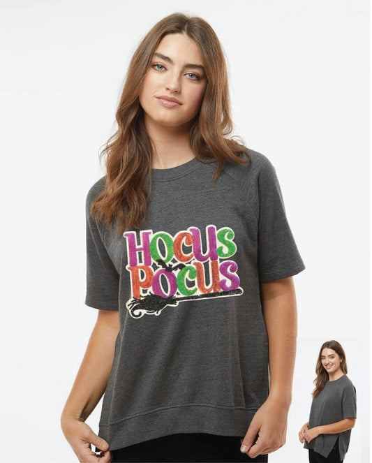 Hocus Pocus Sequin French Terry Tee - Grit & Grace Designs