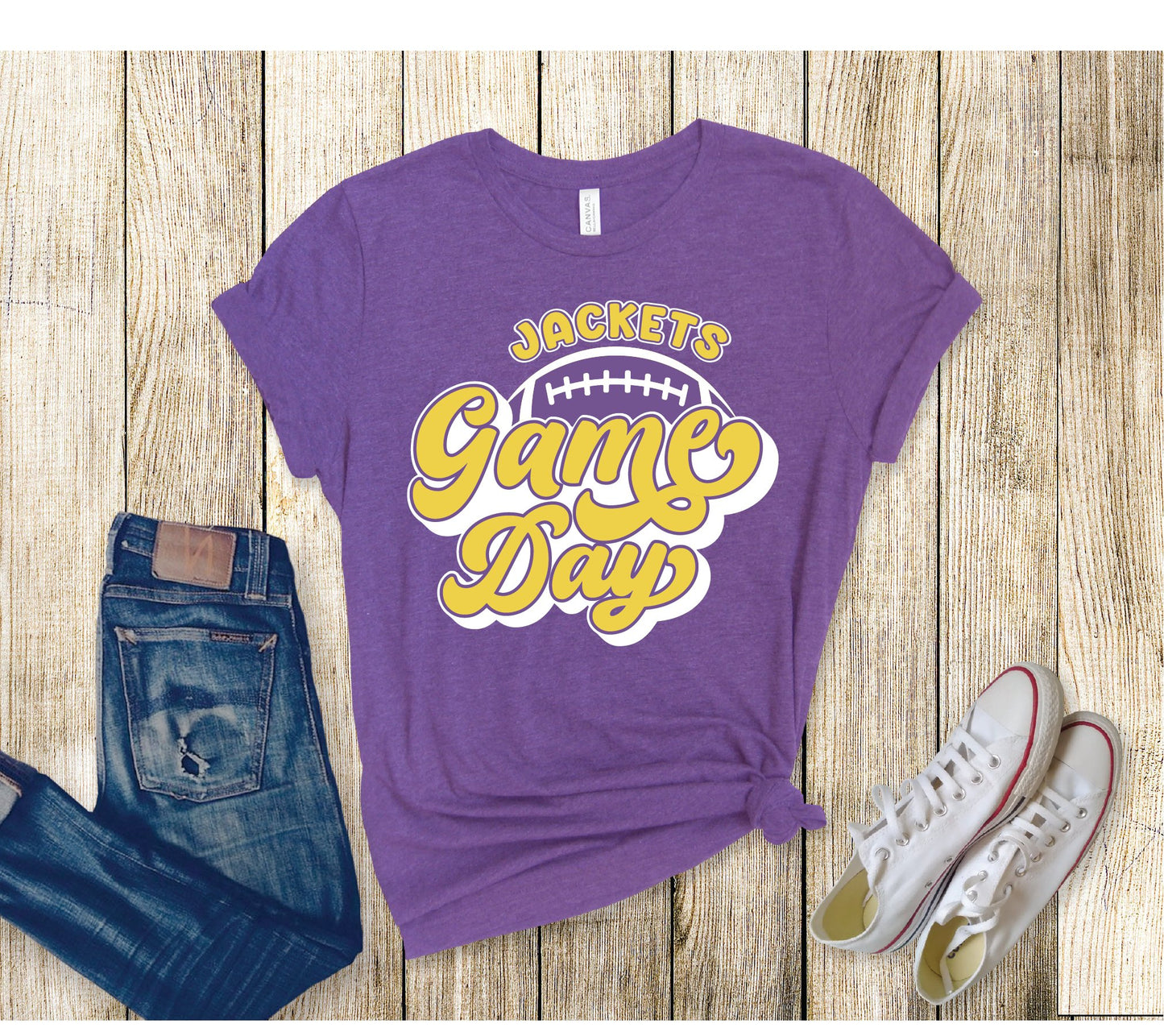 Jacket Game Day Tee - Grit & Grace Designs