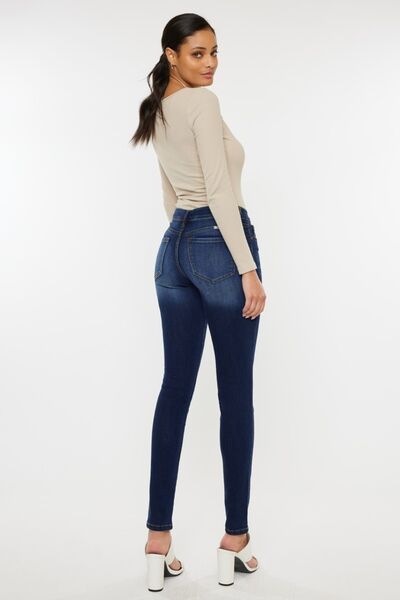 Kancan Mid Rise Gradient Skinny Jeans - Grit & Grace Designs