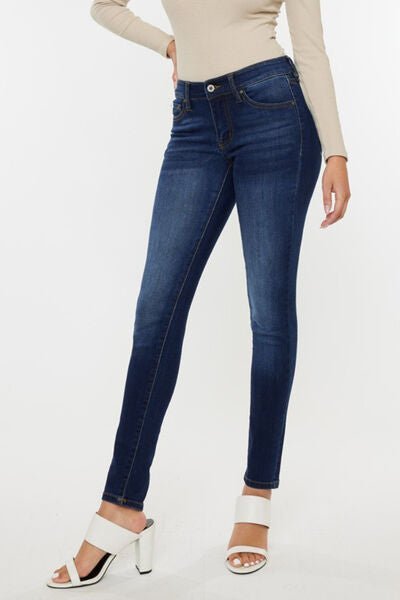 Kancan Mid Rise Gradient Skinny Jeans - Grit & Grace Designs