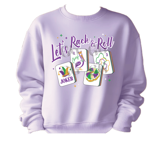 Let's Rack & Roll Mahjong Sweatshirt - Grit & Grace Designs