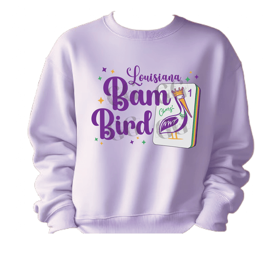 Louisiana Bam Bird Mahjong Sweatshirt - Grit & Grace Designs