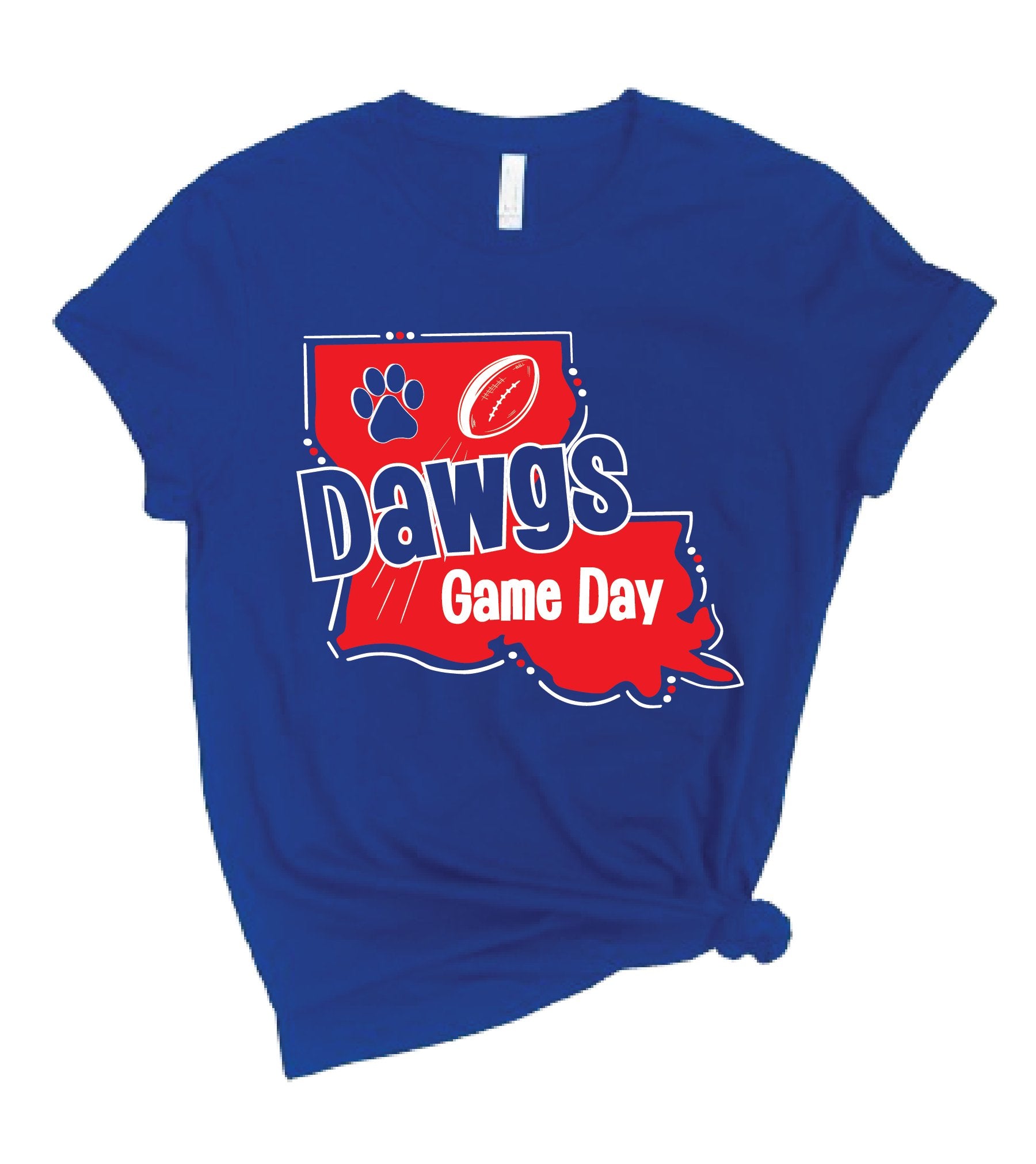 Louisiana Dawgs Tee (2 - Colors) - Grit & Grace Designs