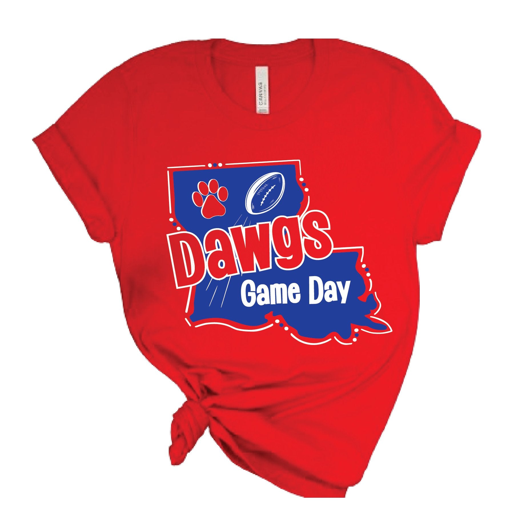 Louisiana Dawgs Tee (2 - Colors) - Grit & Grace Designs