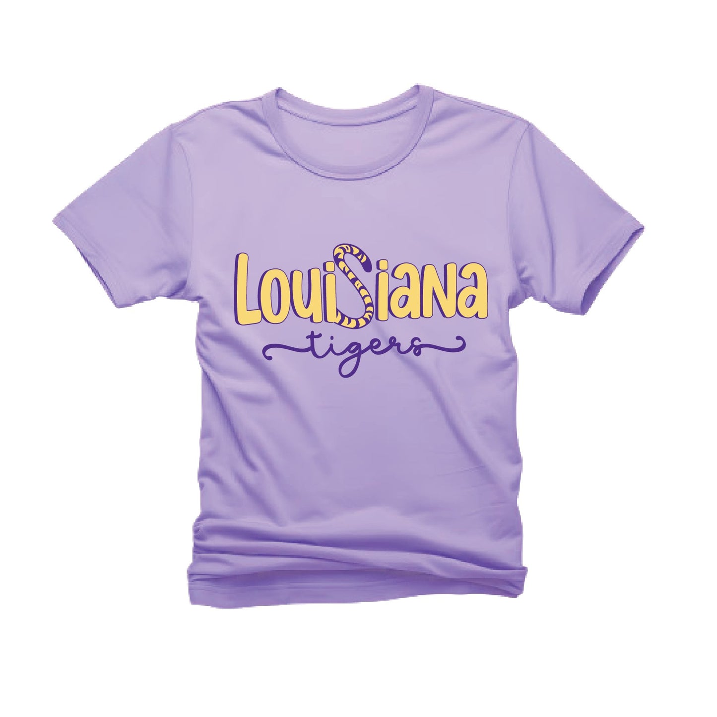 Louisiana Tiger Tail Tee - Grit & Grace Designs