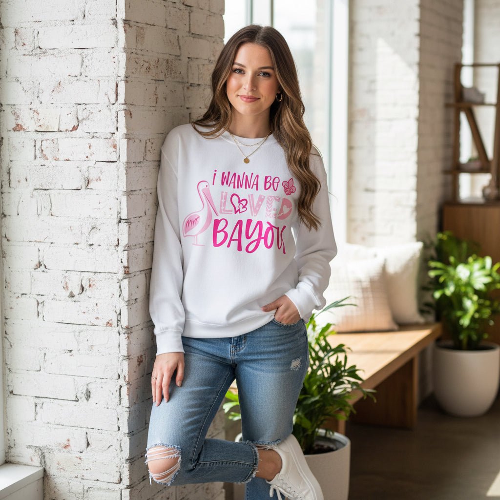 Loved Bayou Sweatshirt - Grit & Grace Designs