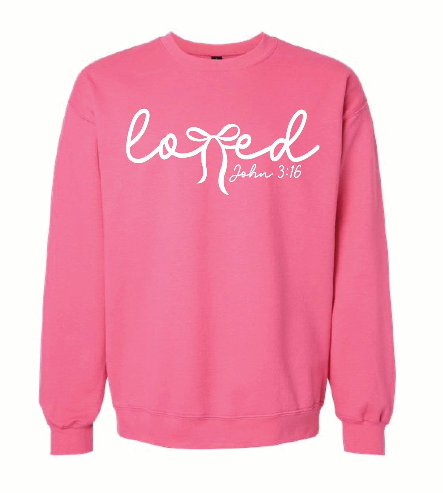Loved Bow Sweatshirt - Grit & Grace Designs