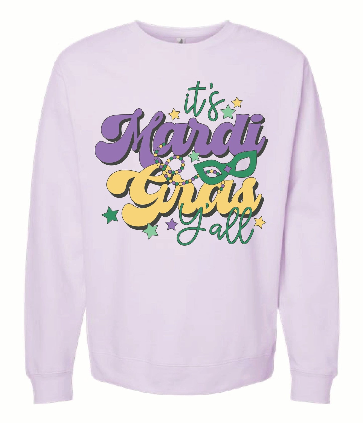 Mardi Gras Y'all Sweatshirts - Grit & Grace Designs