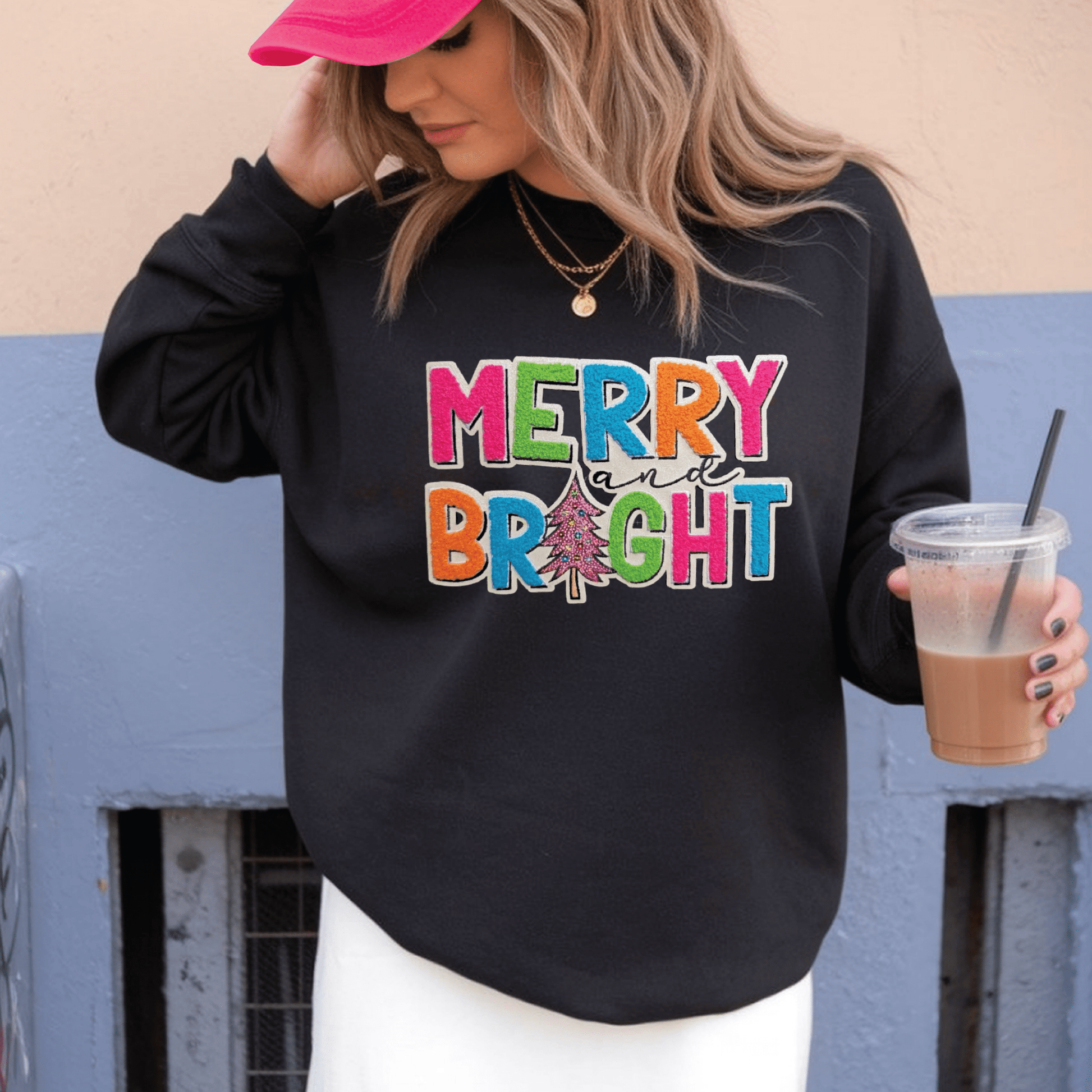 Merry & Bright Sweatshirts (2 - Colors) - Grit & Grace Designs