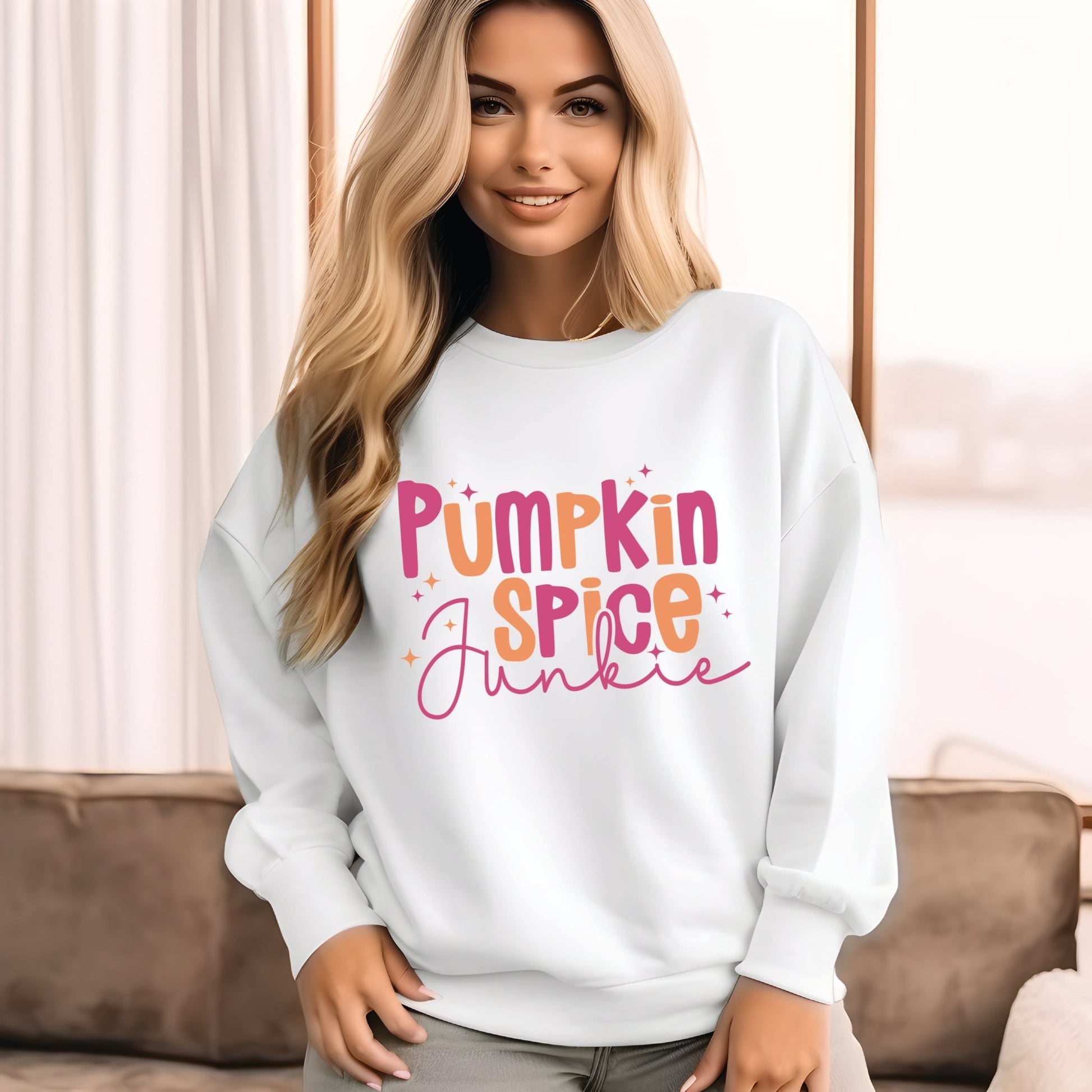 Pumpkin Spice Junkie Sweatshirts - Grit & Grace Designs