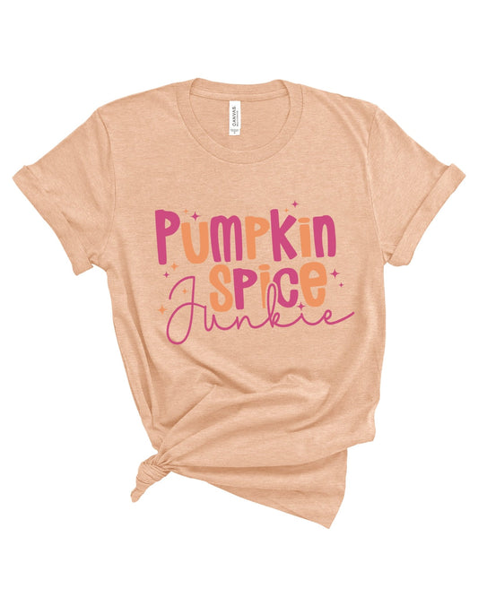 Pumpkin Spice Junkie Tee - Grit & Grace Designs