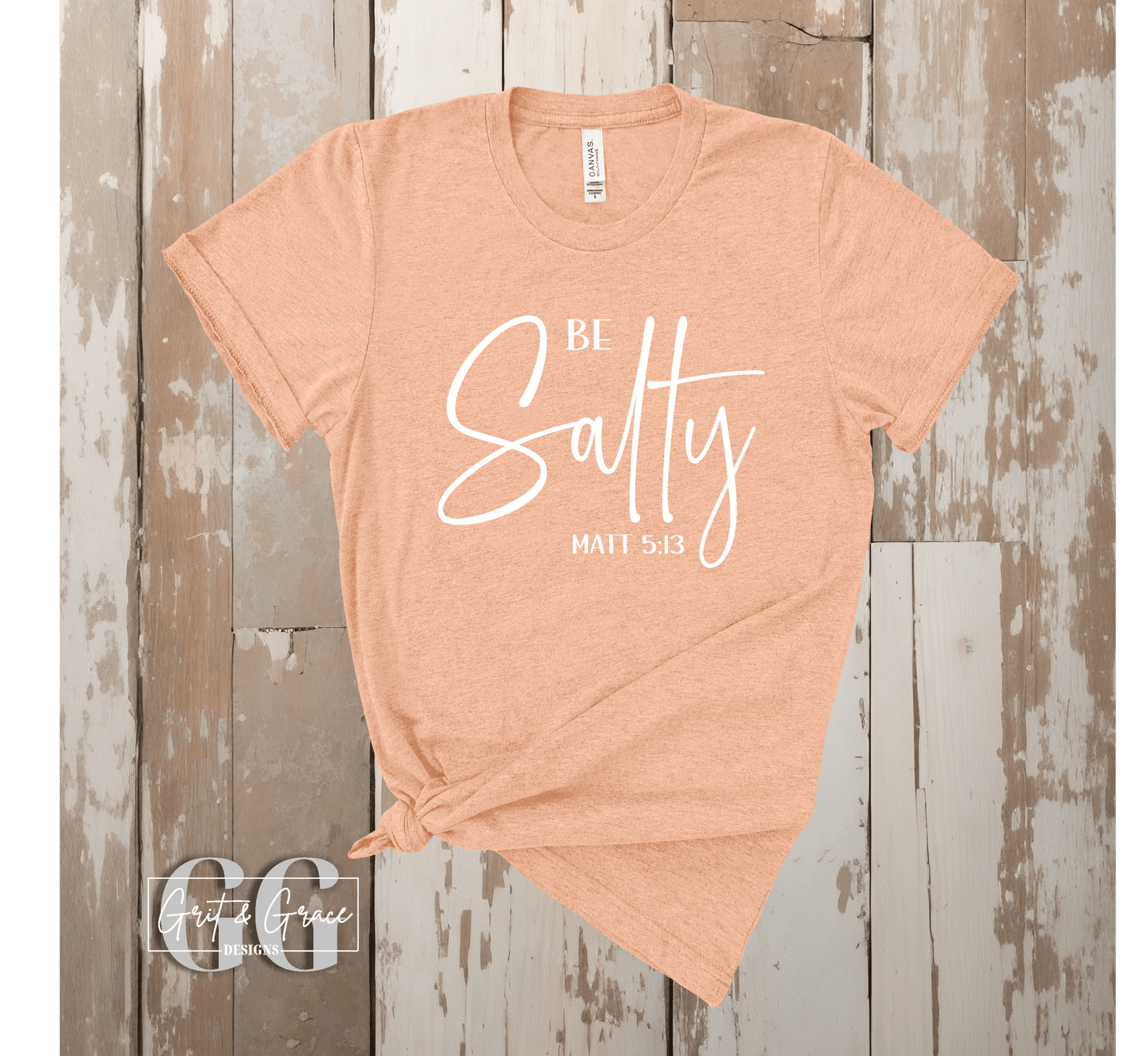 Salty - Bella Canvas Tee - Grit & Grace Designs