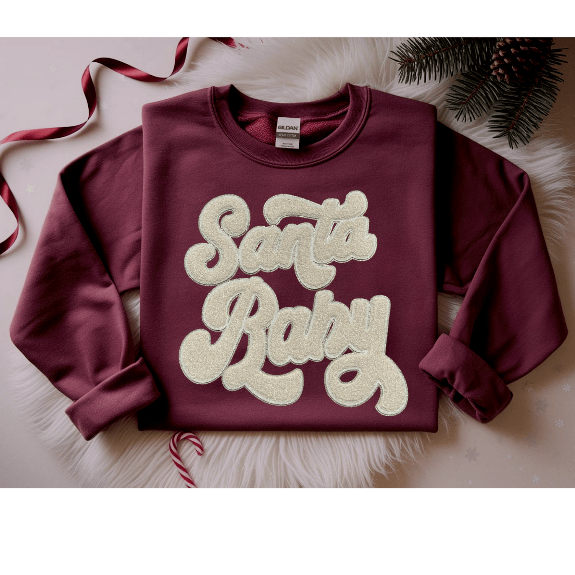 Santa Baby Sweatshirts (2 - Color Options) - Grit & Grace Designs