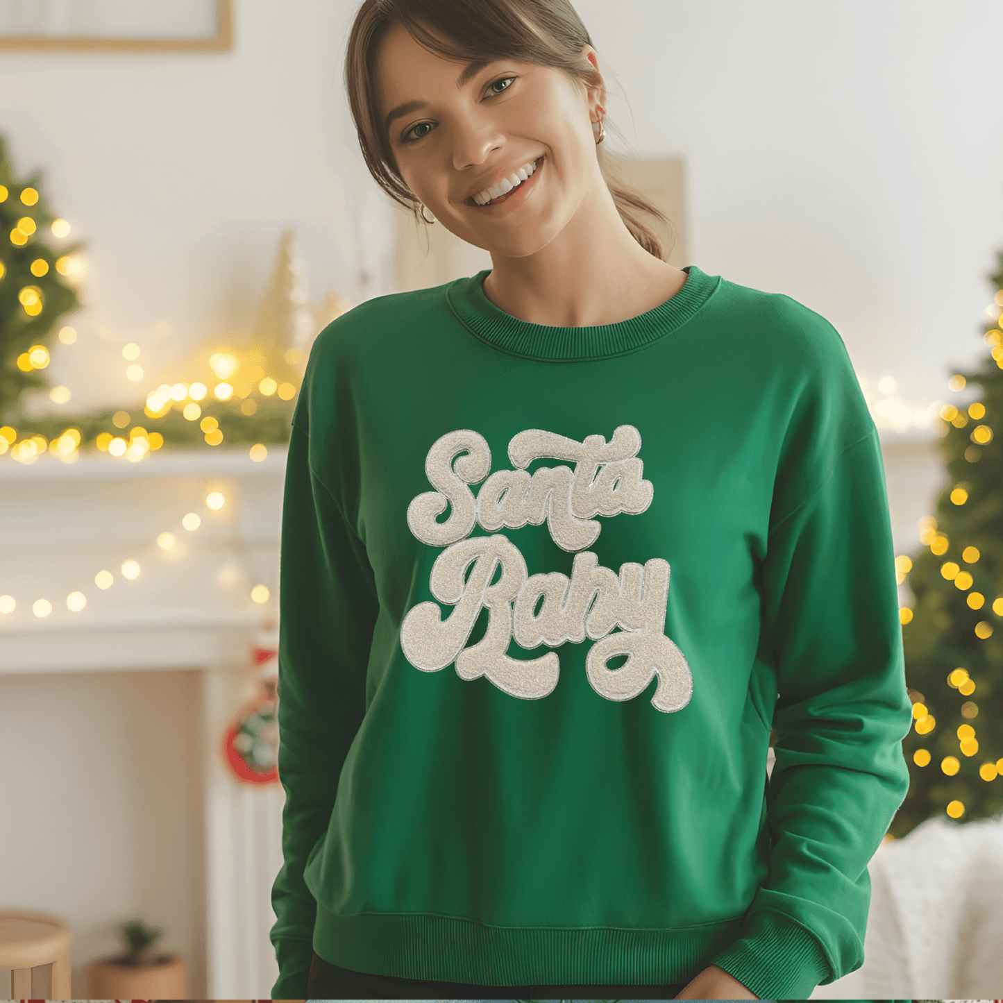 Santa Baby Sweatshirts (2 - Color Options) - Grit & Grace Designs