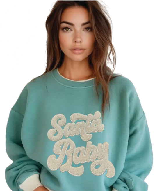 Santa Baby Sweatshirts - Grit & Grace Designs