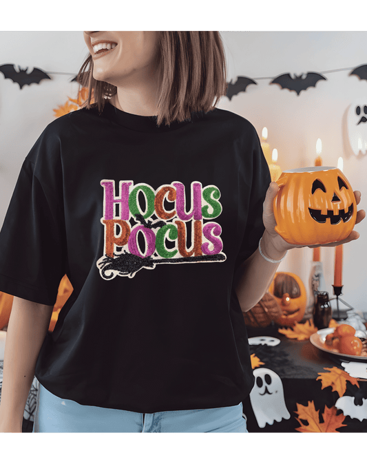 Sequin Hocus Pocus Boxy Relaxed Fit TShirt - Grit & Grace Designs