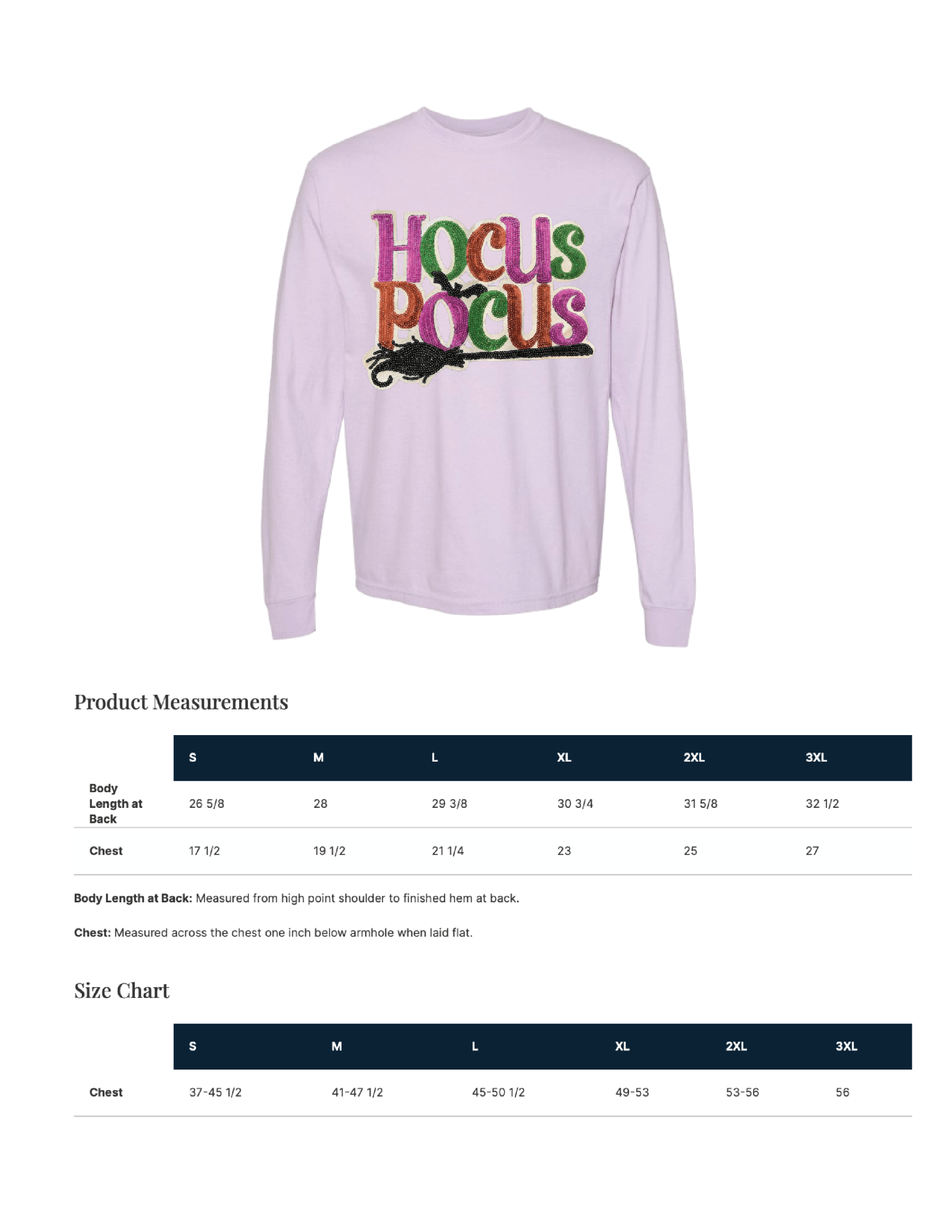 Sequin Hocus Pocus Long Sleeve Tee - Grit & Grace Designs