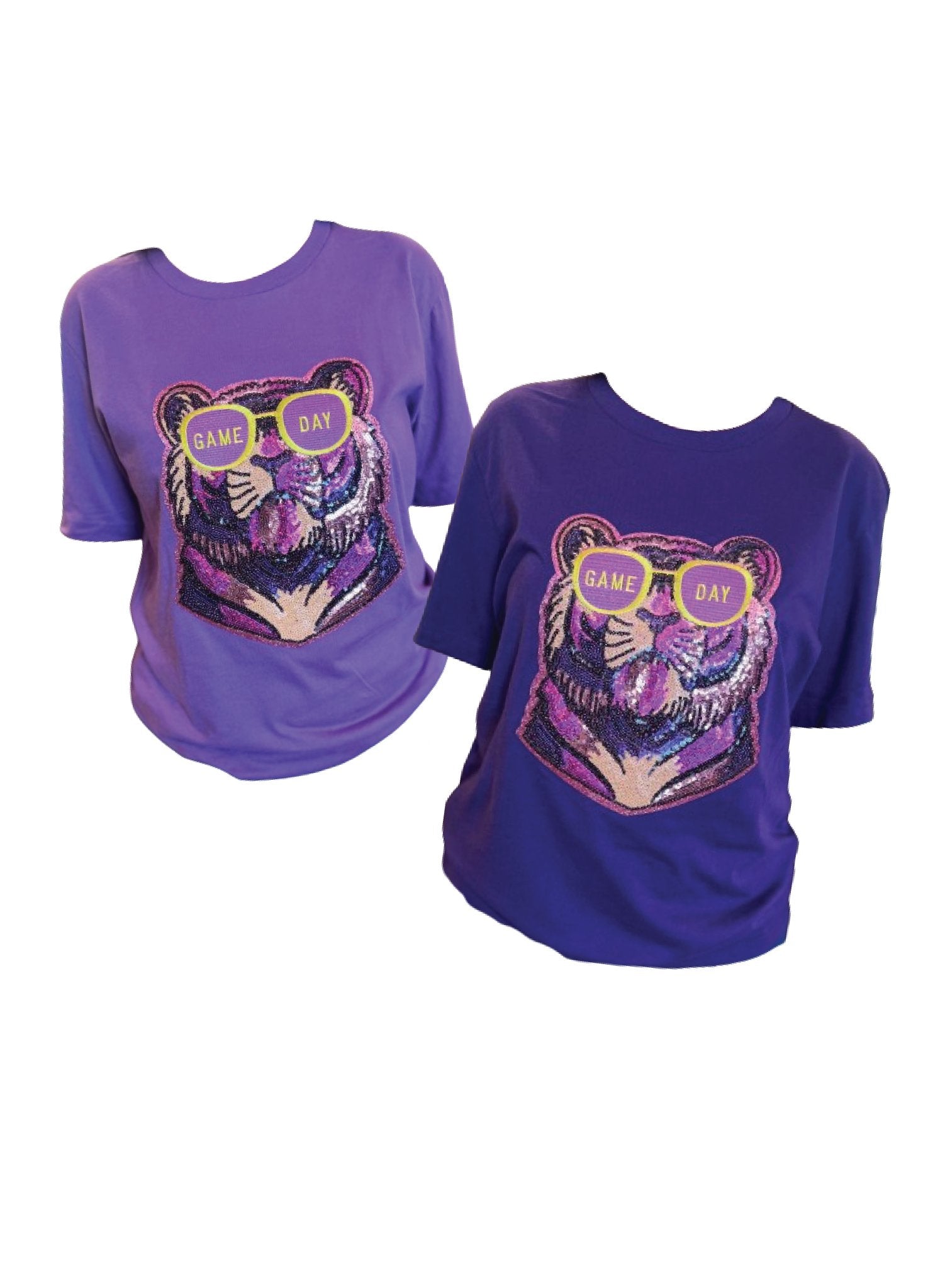 Sequin Tiger Tee - Grit & Grace Designs